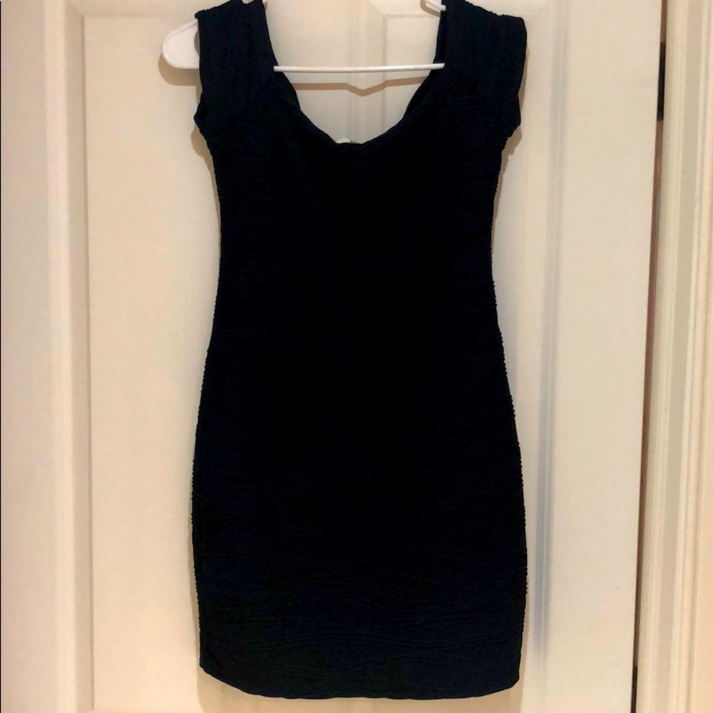 Black cocktail dress